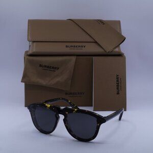 Burberry BE4417U 410687 Aviator Sunglasses - Dark Havana/Dark Grey